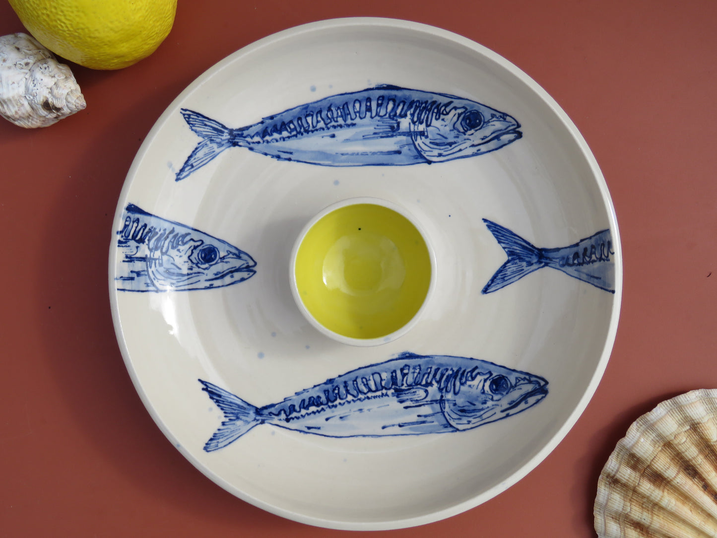 Mackerel Chip and dip bowl