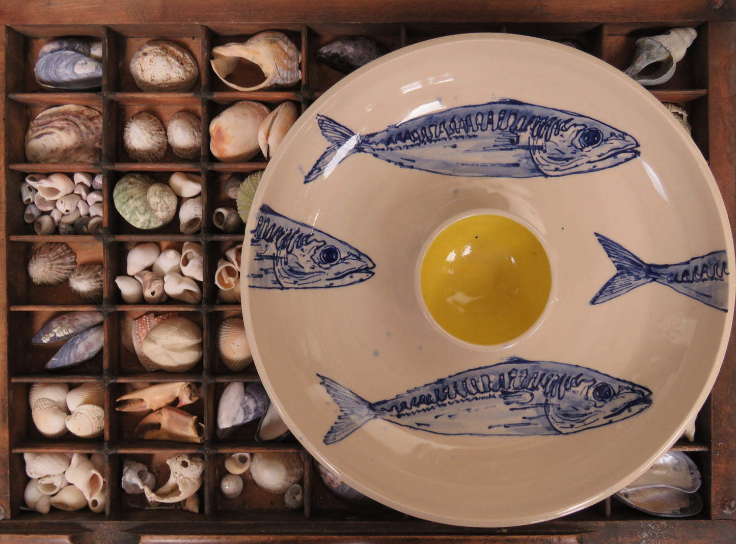 Mackerel Chip and dip bowl