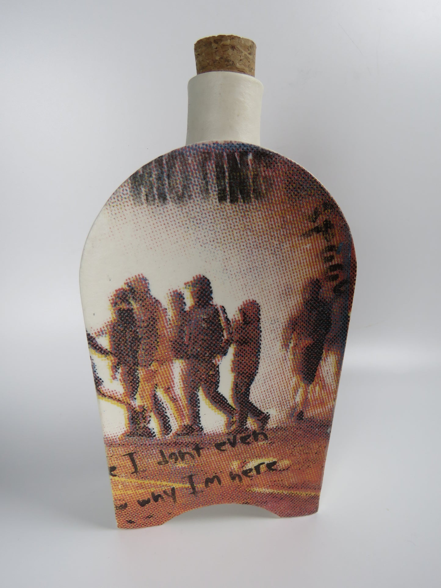 Belfast Riots flask