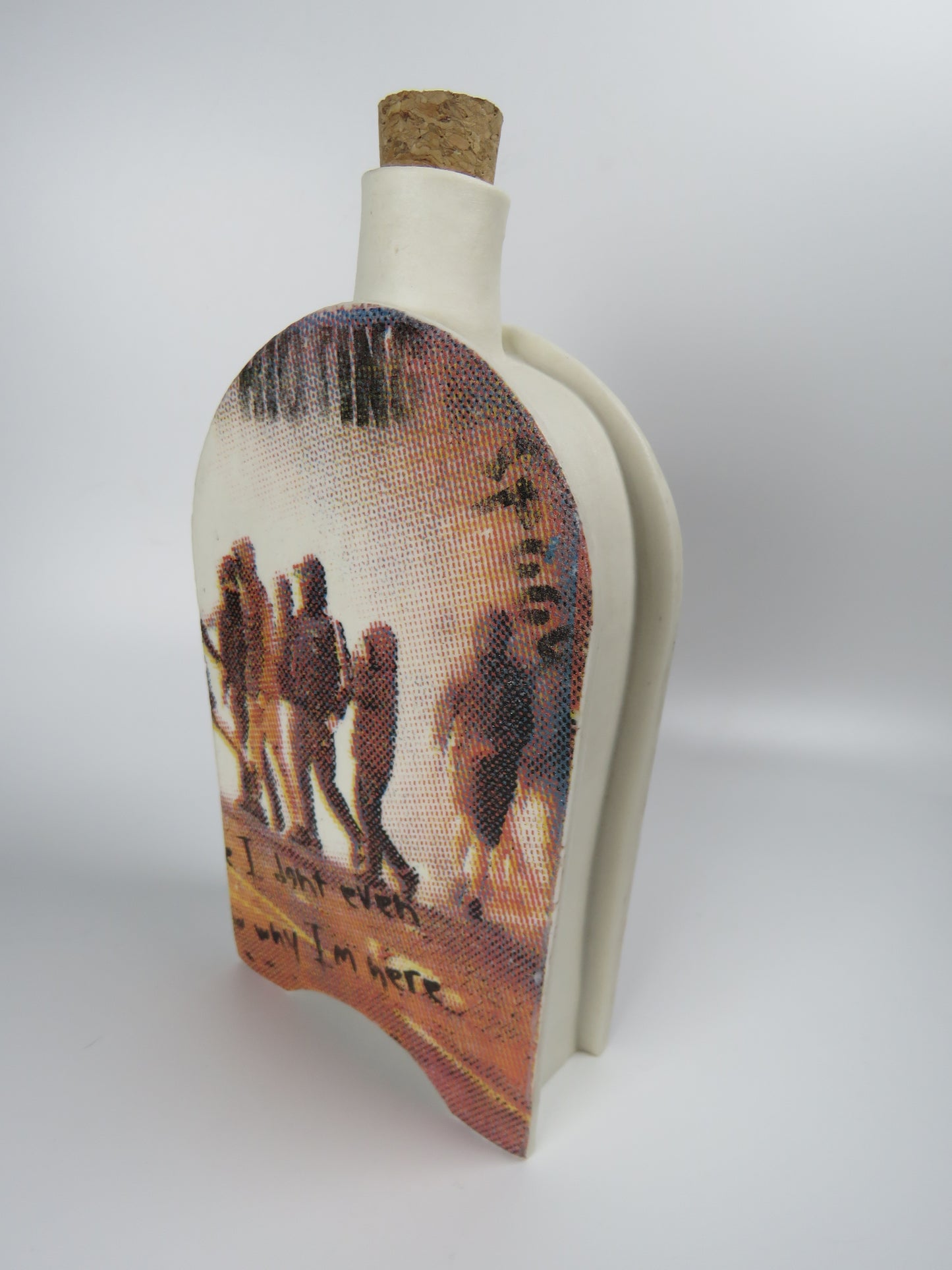 Belfast Riots flask