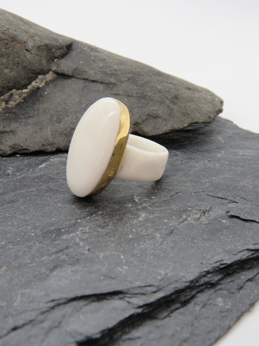 Porcelain Ring Size M