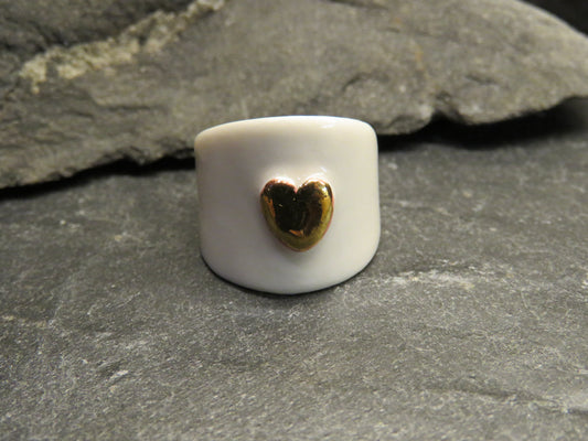 Porcelain ring Size O