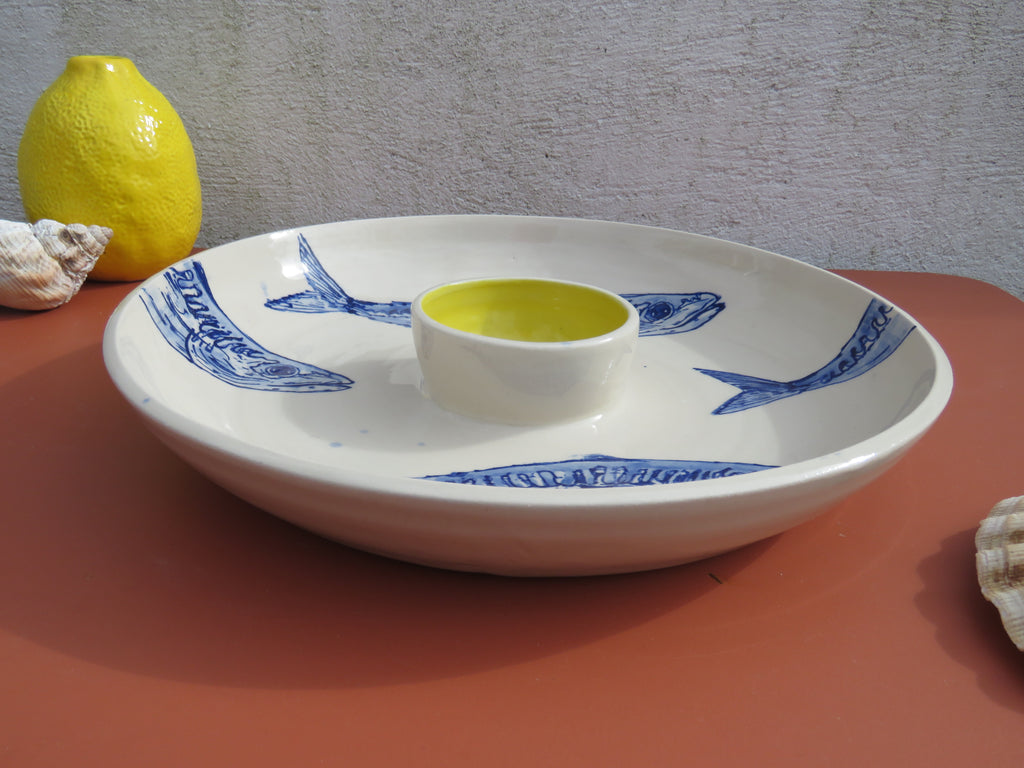 Mackerel Chip and dip bowl