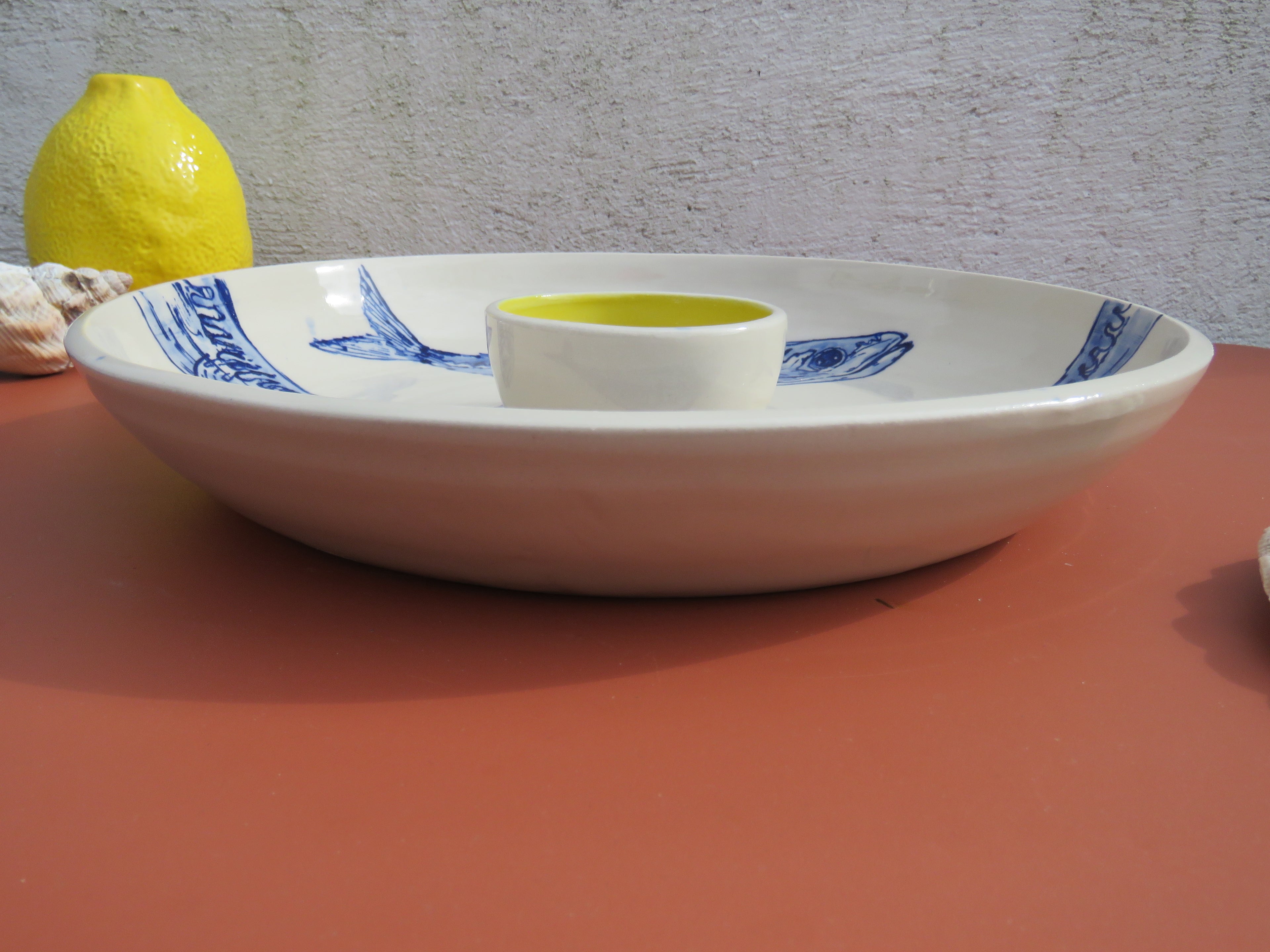 Mackerel Chip and dip bowl