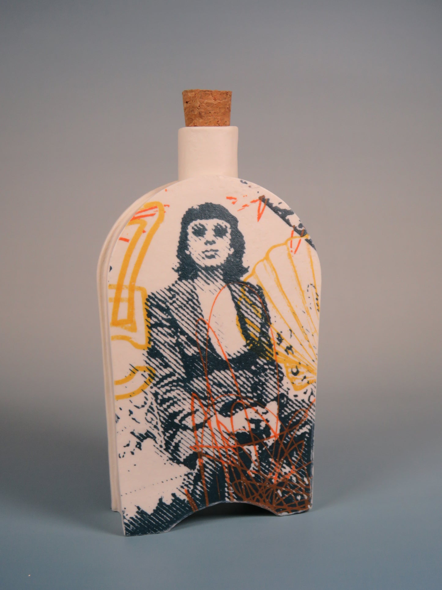 Tall Krasner Flask