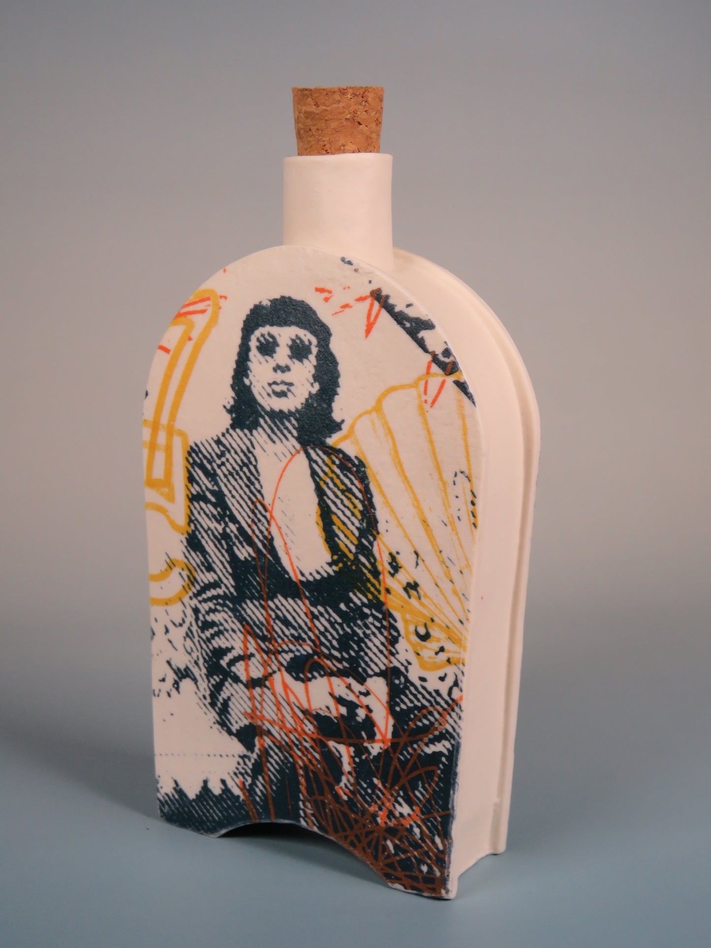 Tall Krasner Flask