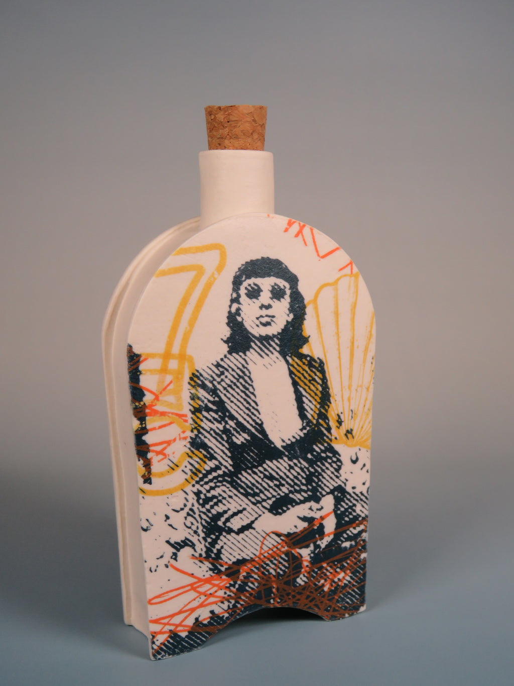 Tall Krasner Flask