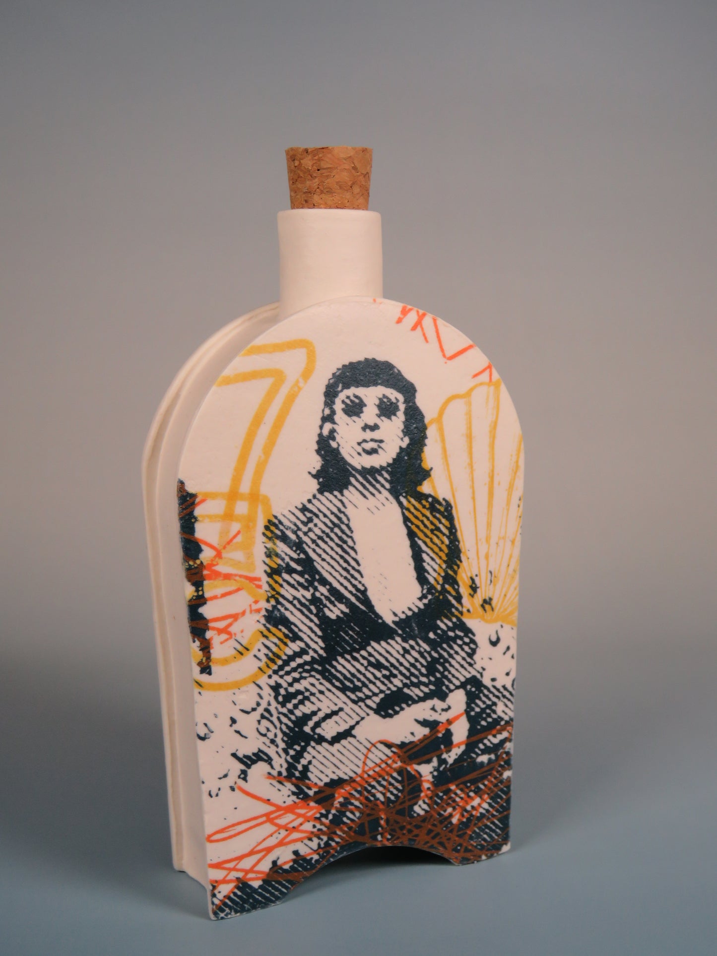 Tall Krasner Flask