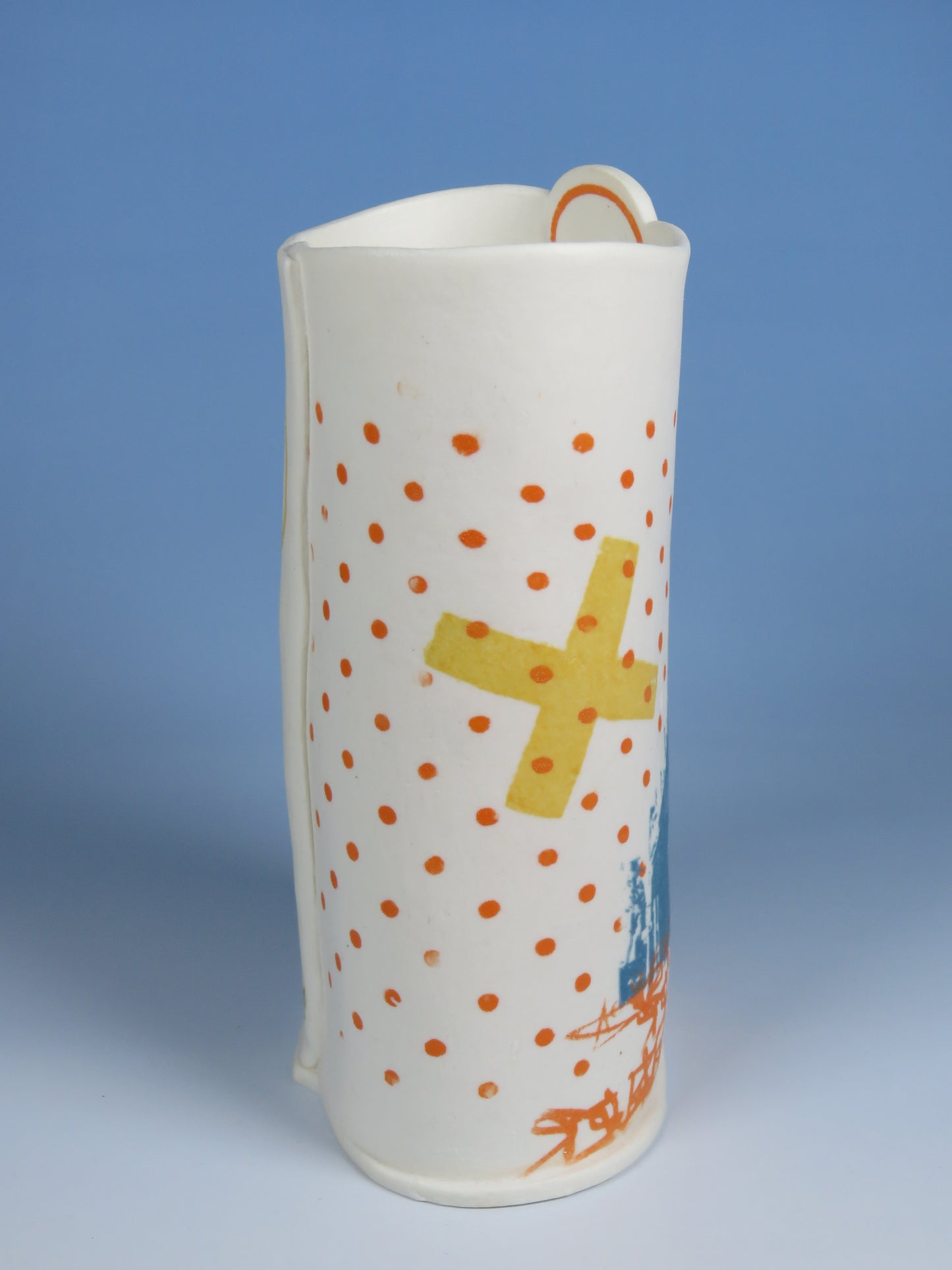Small Screen printed vessel