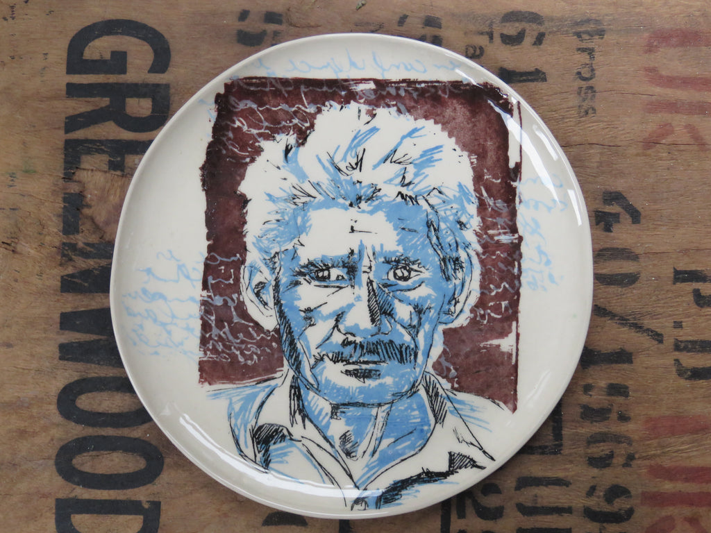 Screen printed Platter Round