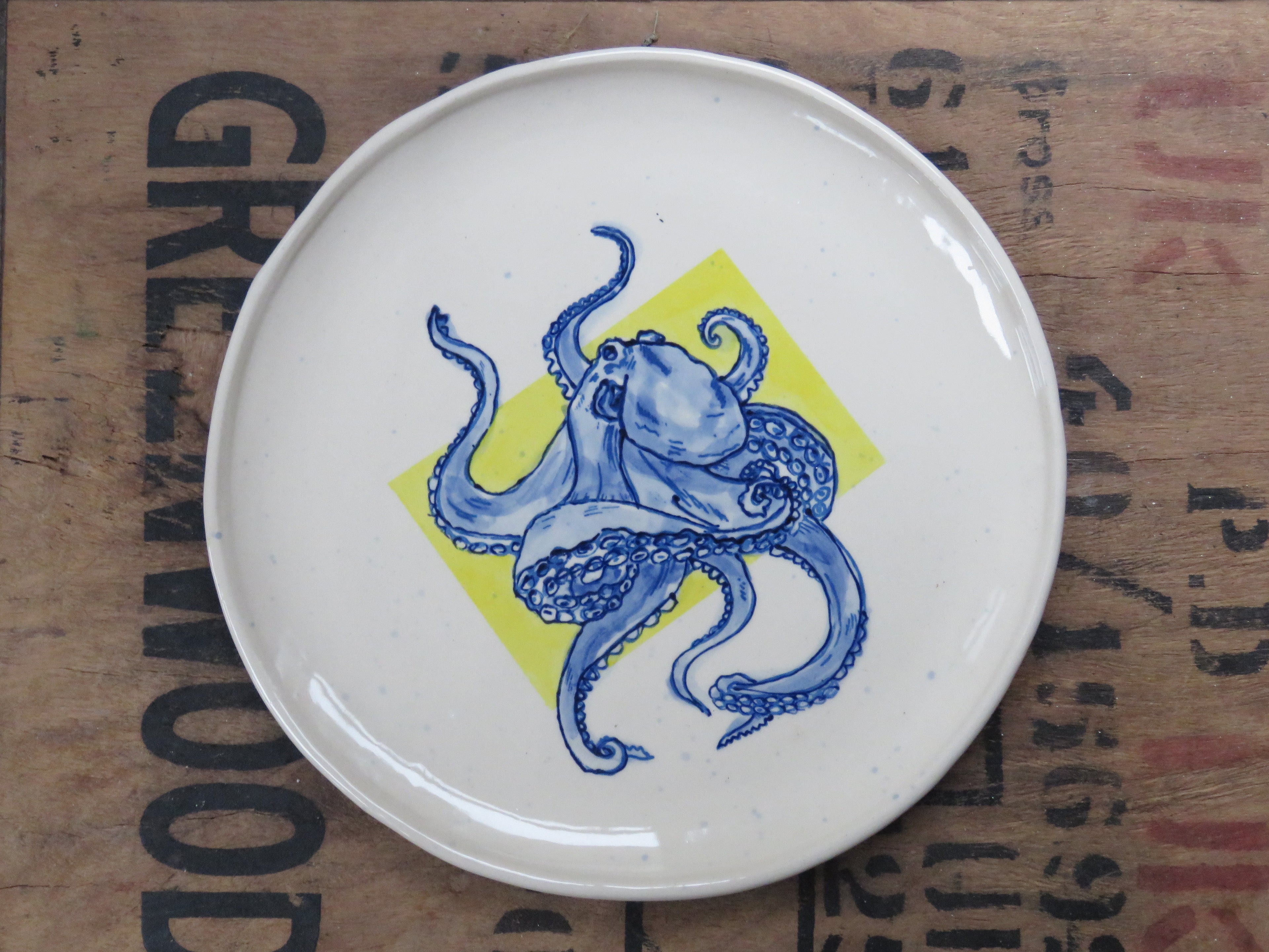 Octopus Platter Round