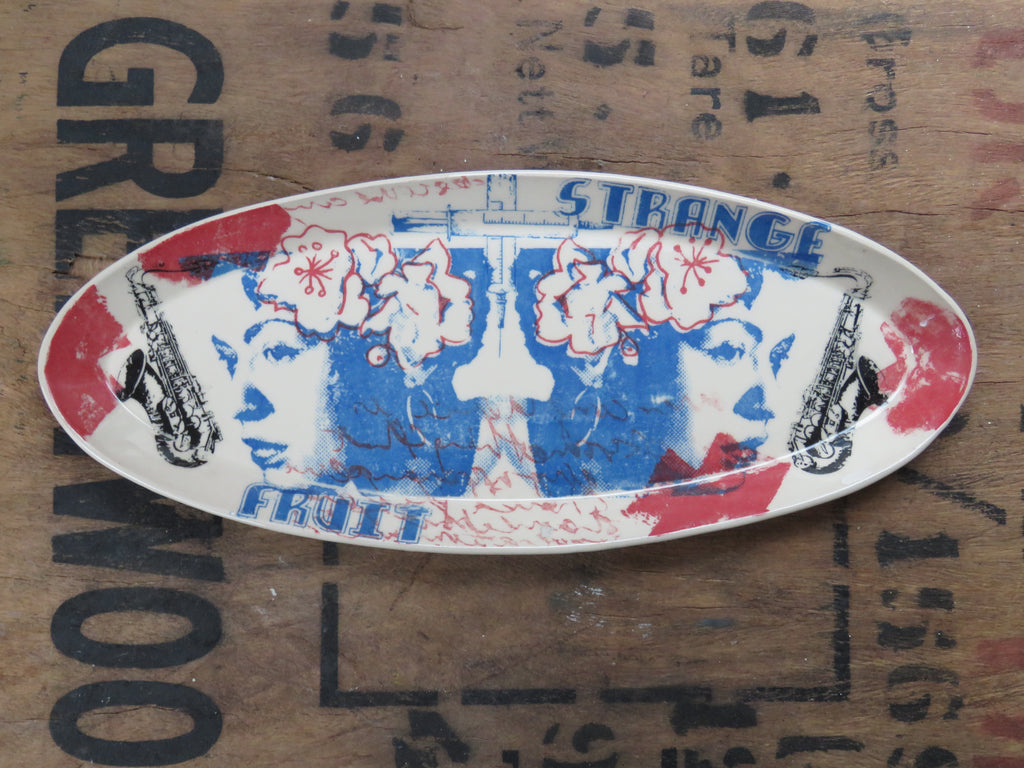 Billie Holiday Oblong serving dish.