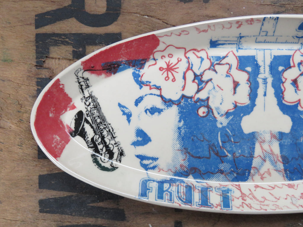 Billie Holiday Oblong serving dish.