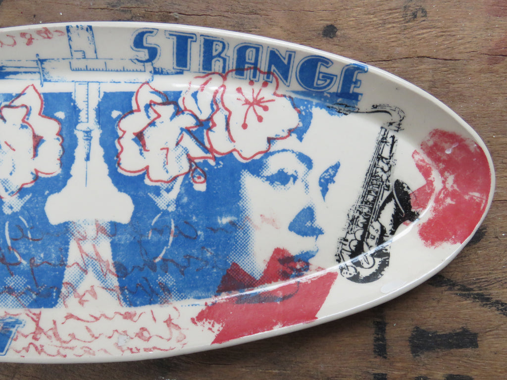 Billie Holiday Oblong serving dish.