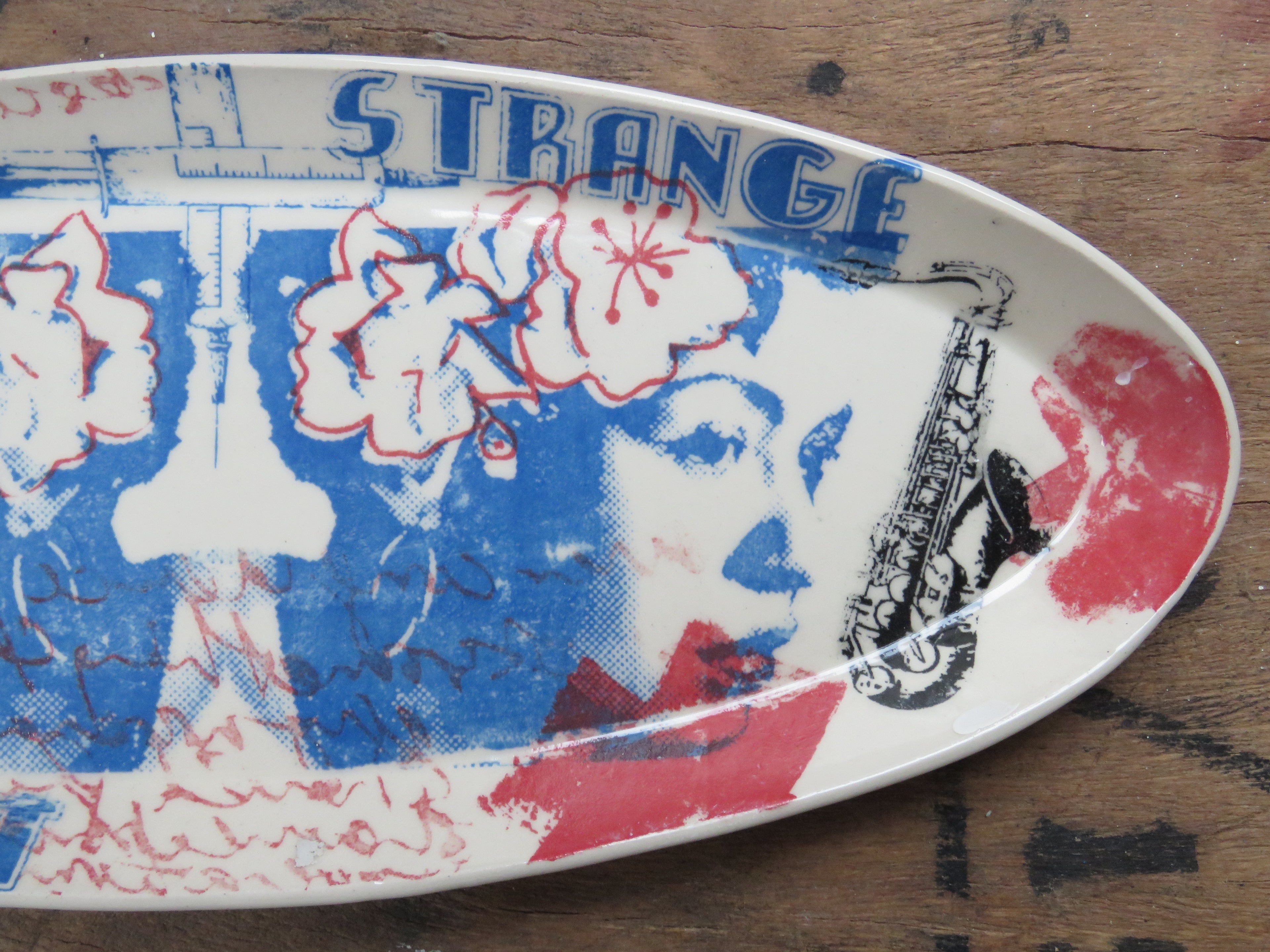 Billie Holiday Oblong serving dish.