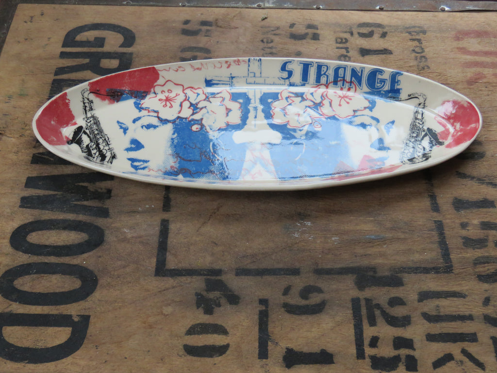 Billie Holiday Oblong serving dish.
