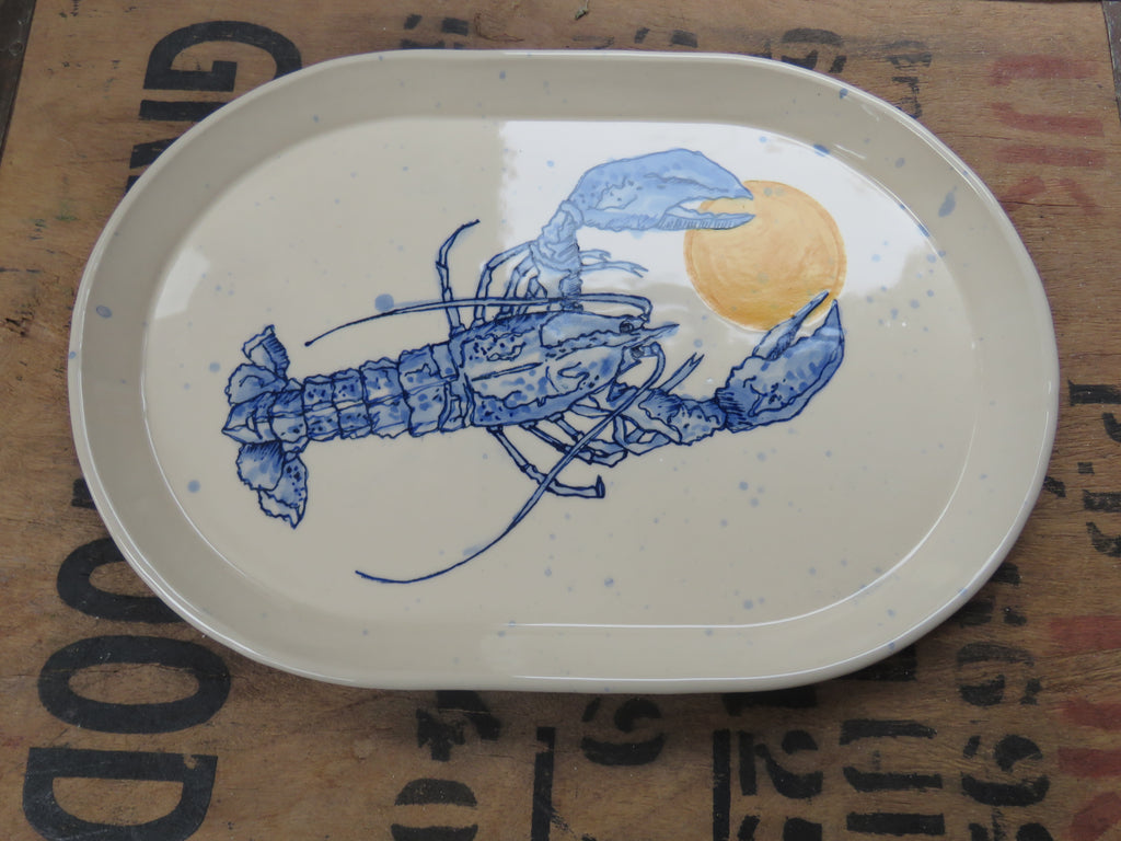 Large Serving platter with Lobster