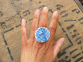 Porcelain Ring Size P