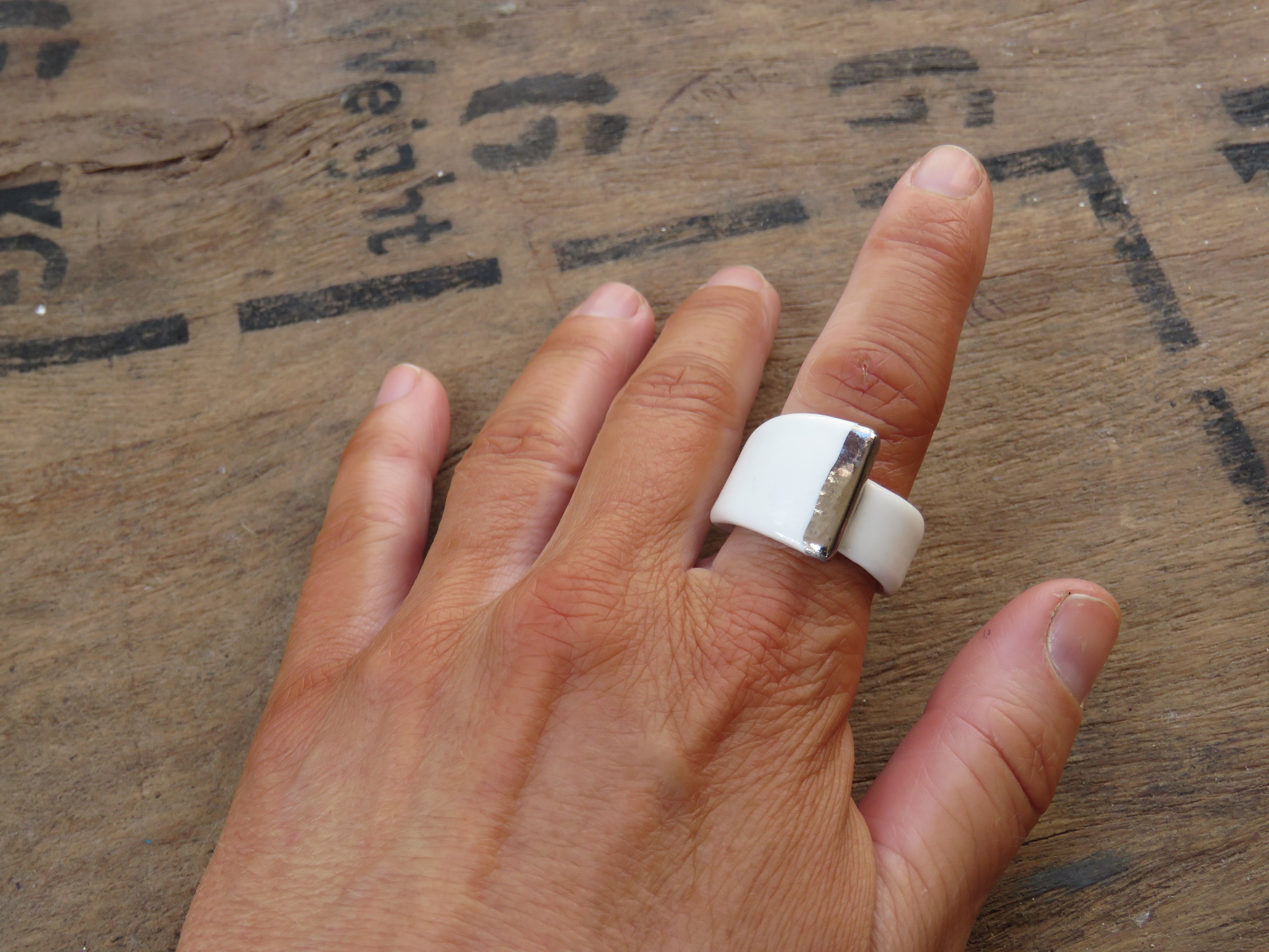 Porcelain Ring Size U