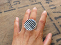 Porcelain Ring Size Q