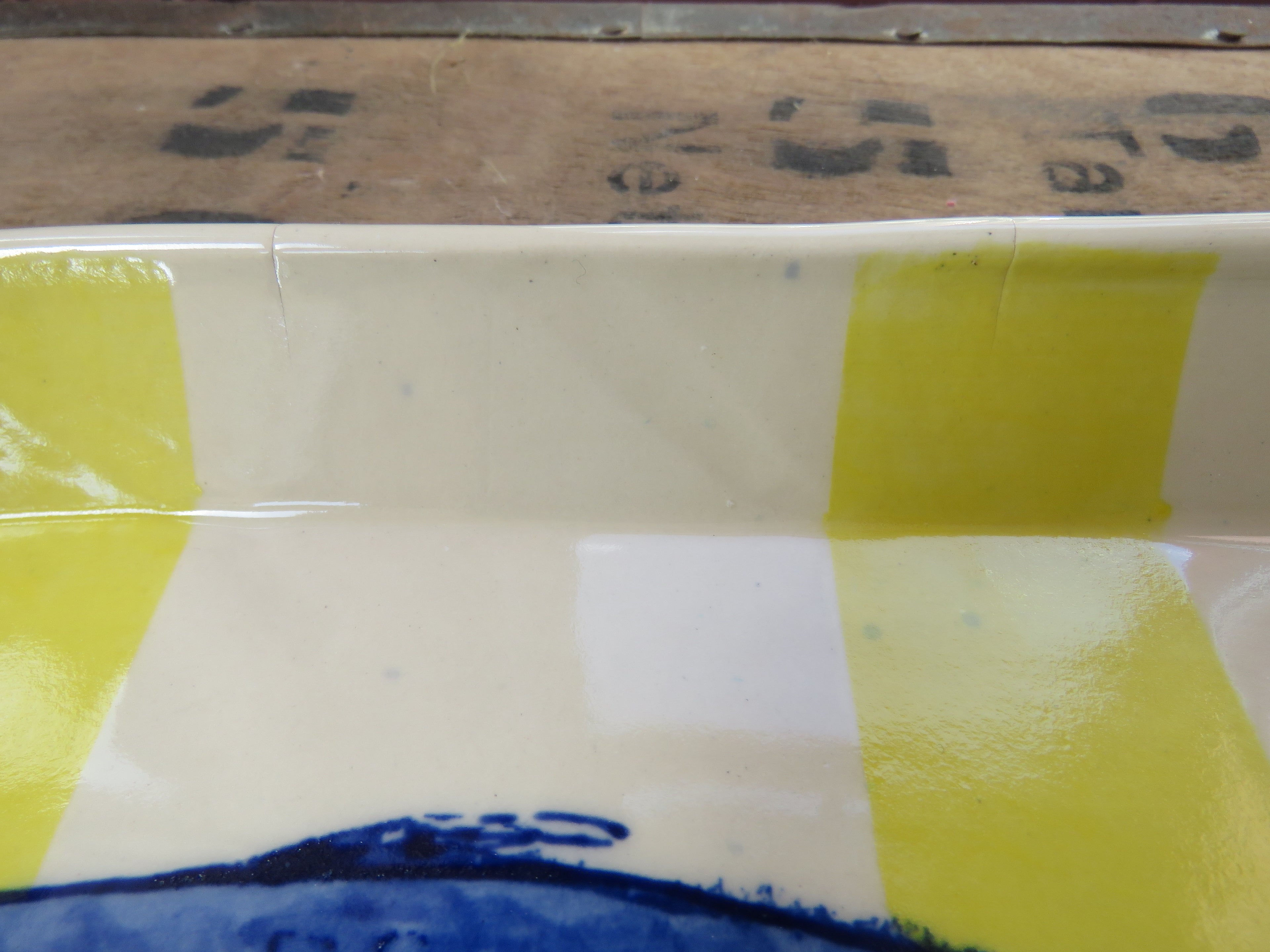 Large Serving platter with Mackerel *SECONDS